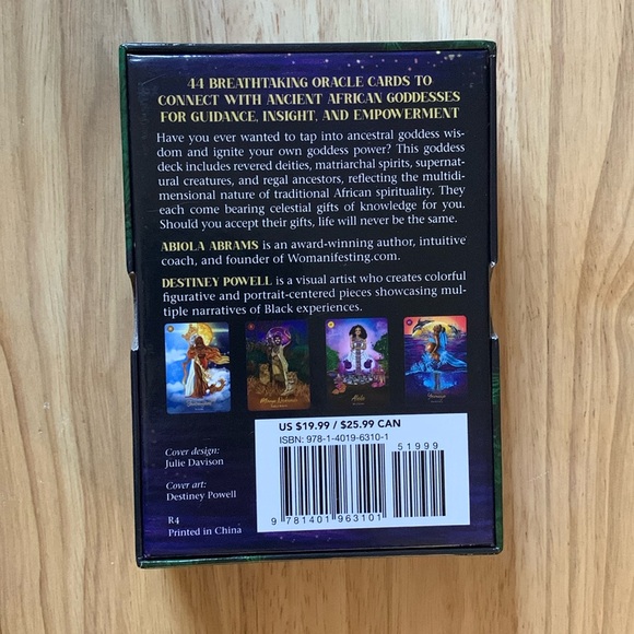 African Goddess Rising Oracle   By Abiola Abrams - Picture 2 of 11